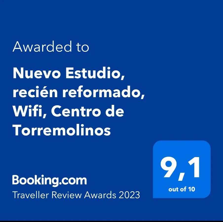 Apartamento Nuevo Estudio, recién reformado, Wifi, Centro de Torremolinos